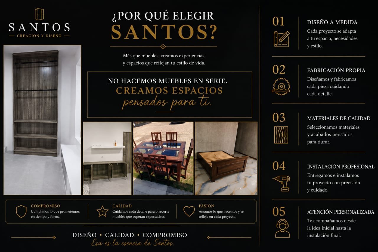 Creación y diseño Santos