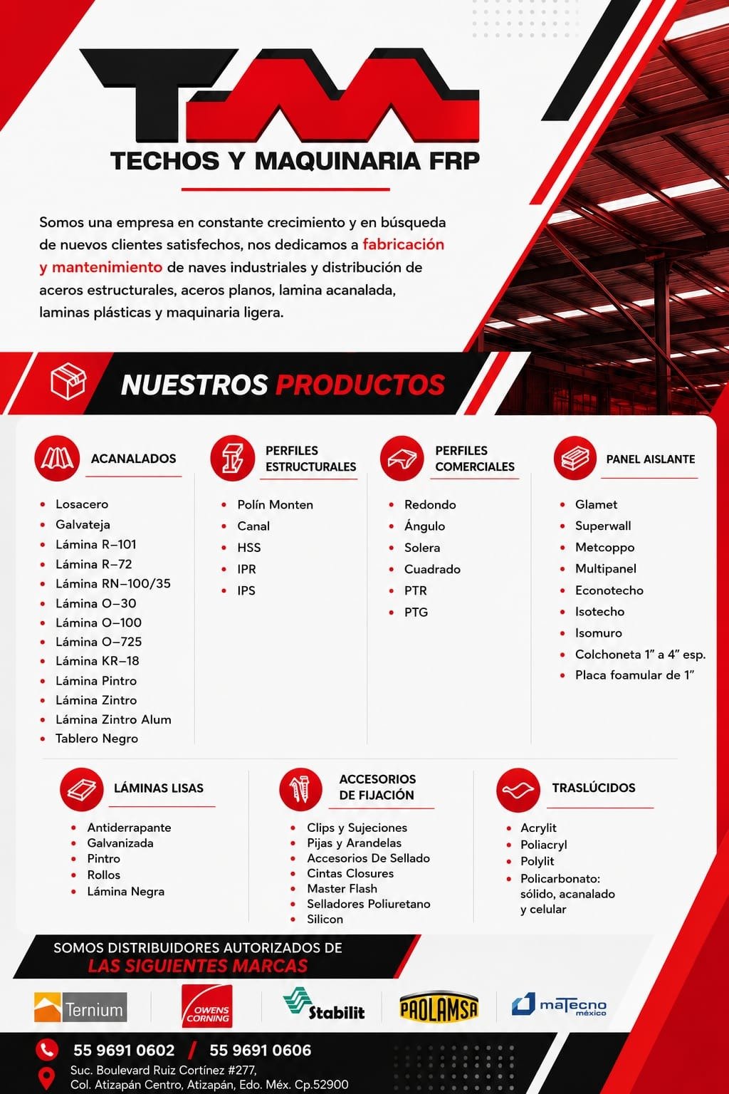 Techos y Maquinaria FRP
